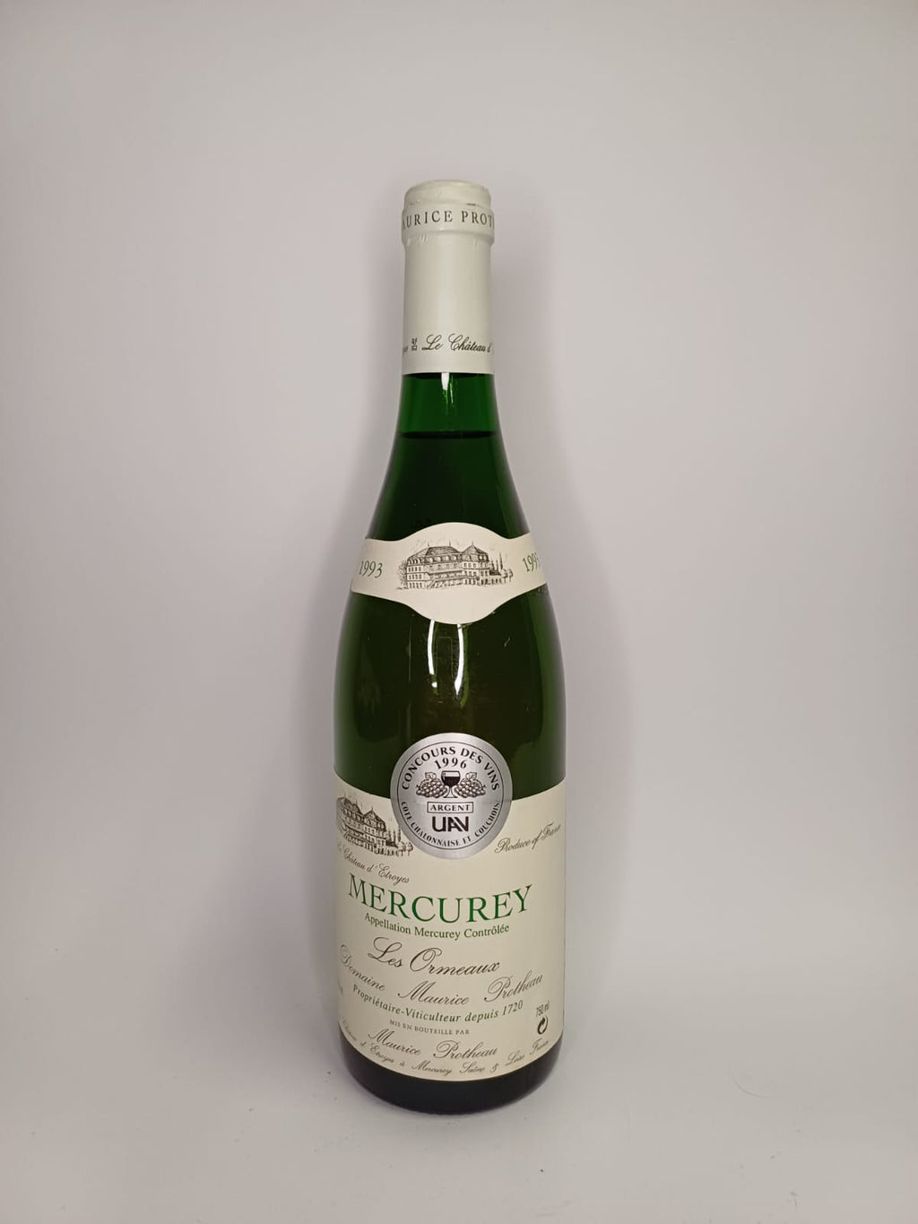 Bouteille de vin Mercurey 1993 – Domaine Maurice Protheau Vinaé