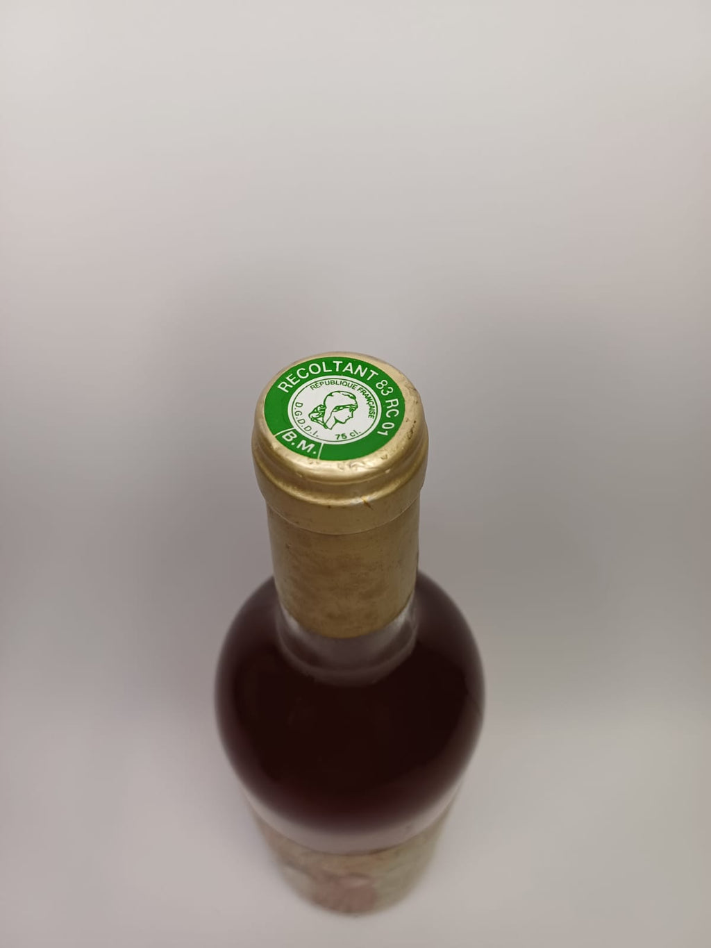 Bouteille de vin Côtes de Provence 1992 – Domaine de Curebeasse Vinaé