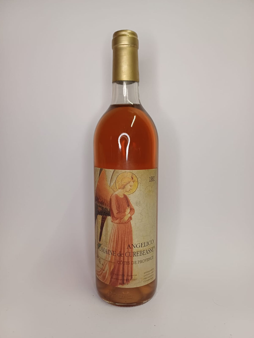 Bouteille de vin Côtes de Provence 1992 – Domaine de Curebeasse Vinaé