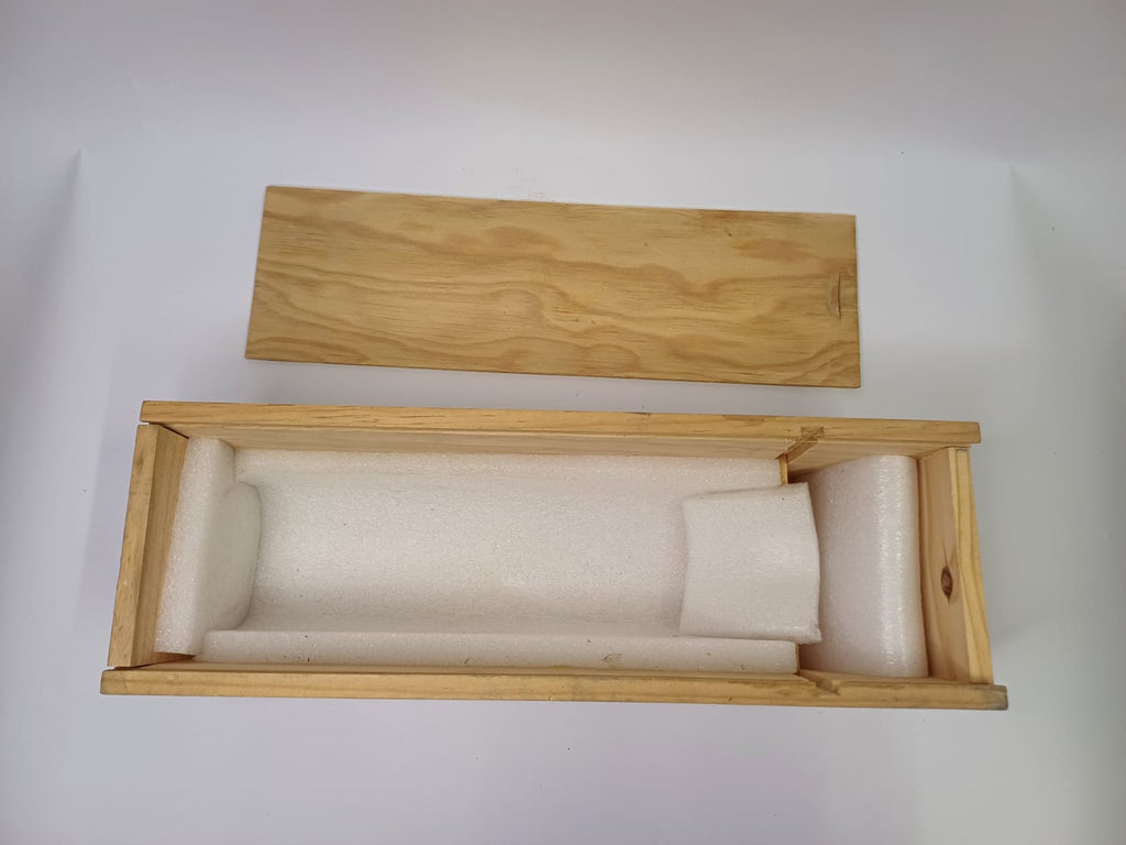 Caisse en bois pour bouteille de vin – couvercle coulissant Vinaé