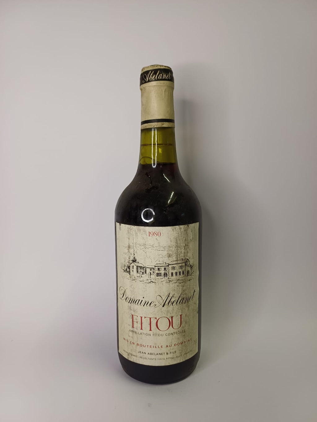 Bouteille de vin Fitou 1980 – Domaine Abelanet Vinaé