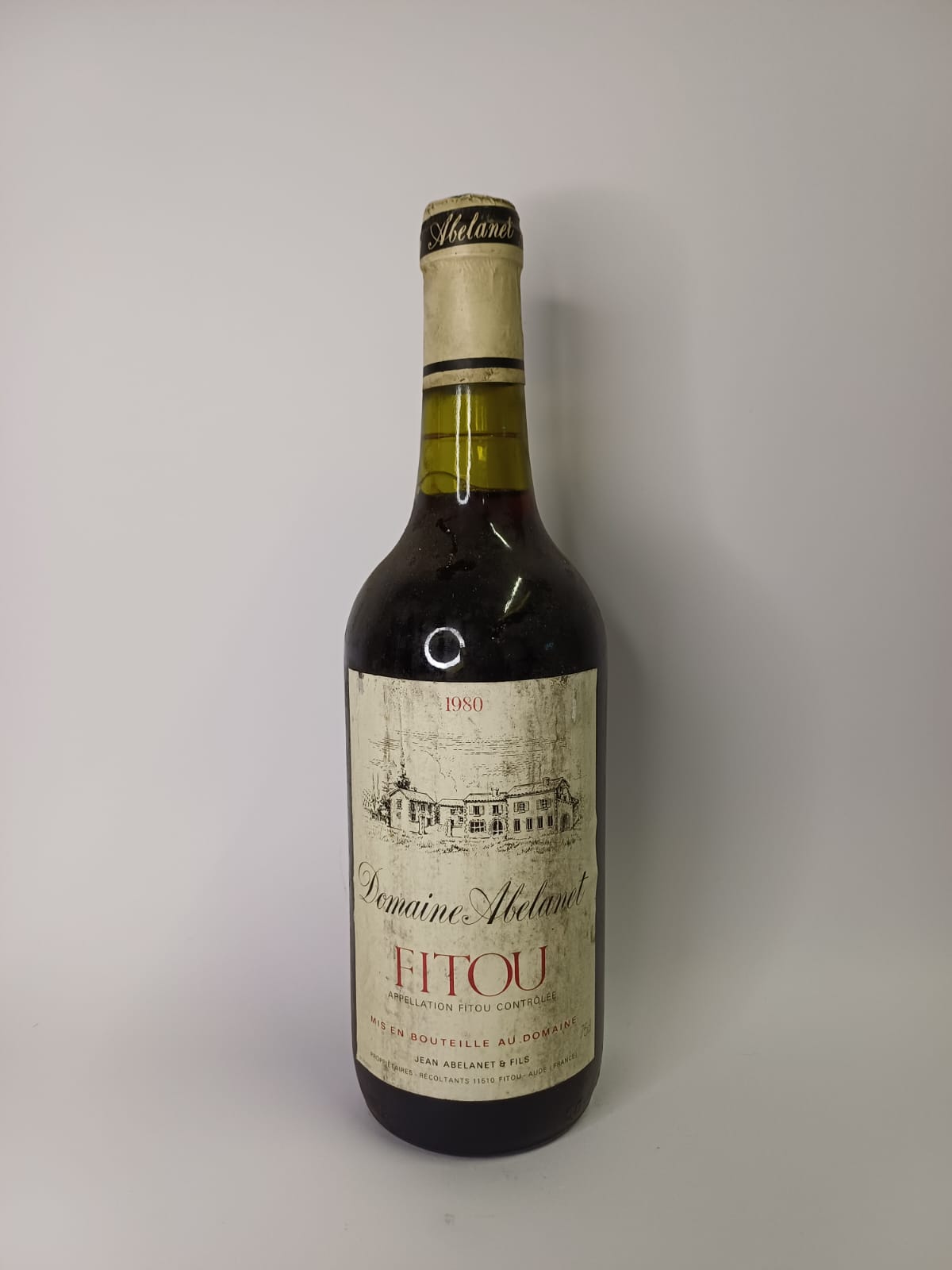 Bouteille de vin Fitou 1980 – Domaine Abelanet Vinaé