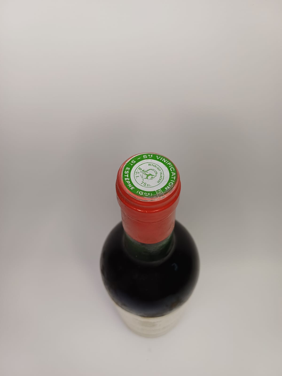 Bouteille de vin Saint-Estèphe 1980 – Marquis de Saint-Estèphe Vinaé