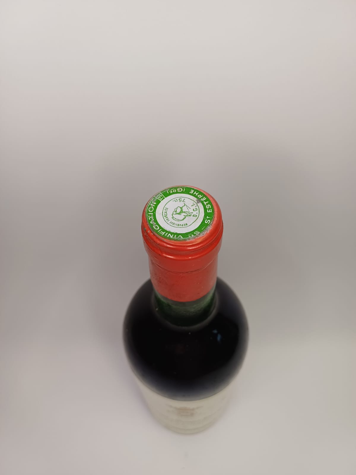 Bouteille de vin Saint-Estèphe 1980 – Marquis de Saint-Estèphe Vinaé