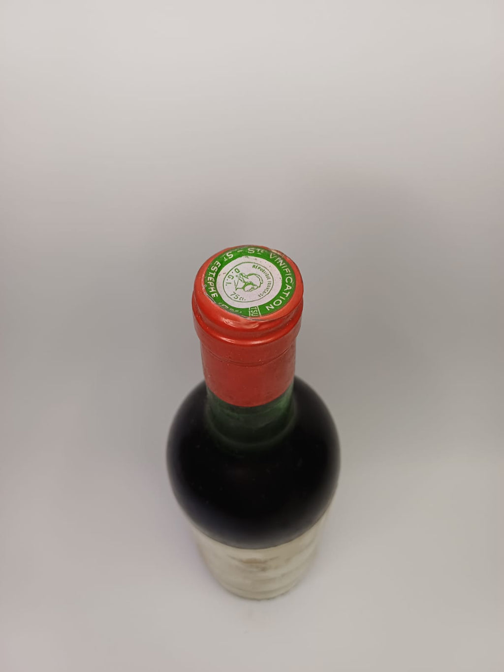 Bouteille de vin Saint-Estèphe 1980 – Marquis de Saint-Estèphe Vinaé