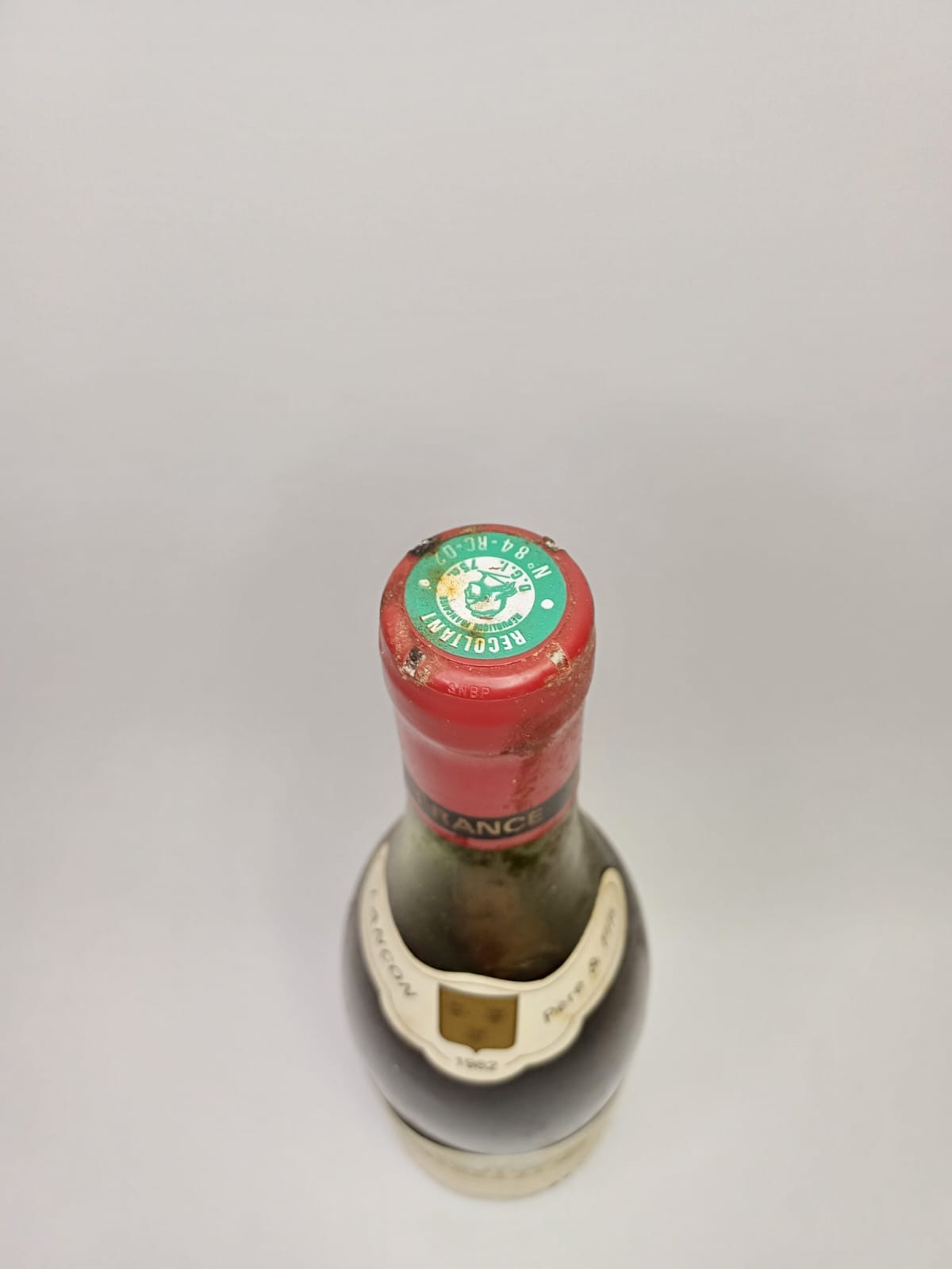 Bouteille de vin Côtes-du-Rhône 1982 – Château des Vallonières Vinaé