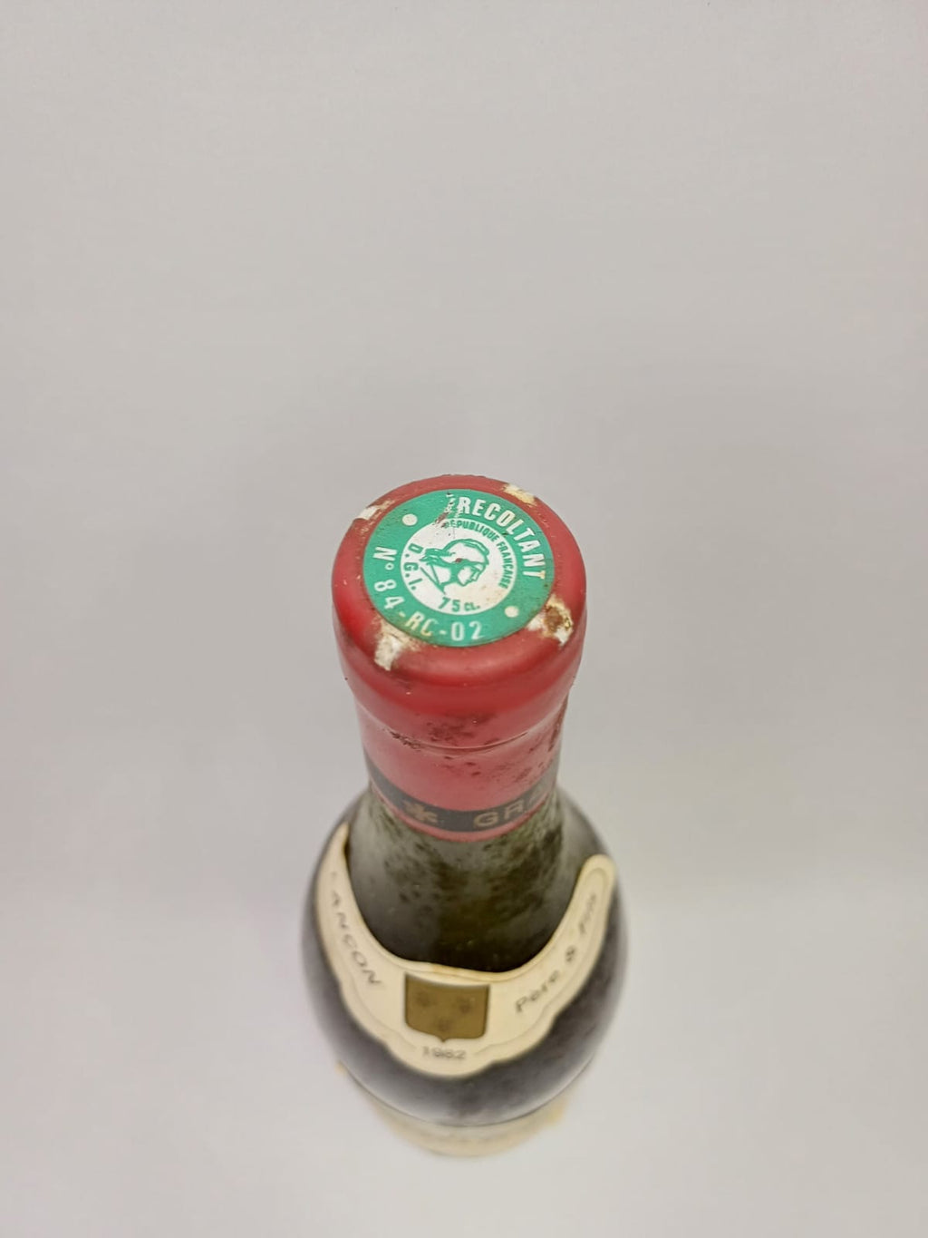 Bouteille de vin Côtes-du-Rhône 1982 – Château des Vallonières Vinaé