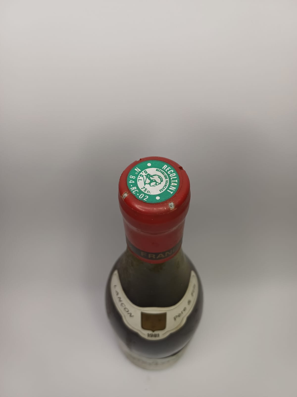 Bouteille de vin Côtes-du-Rhône 1981 – Château des Vallonières Vinaé
