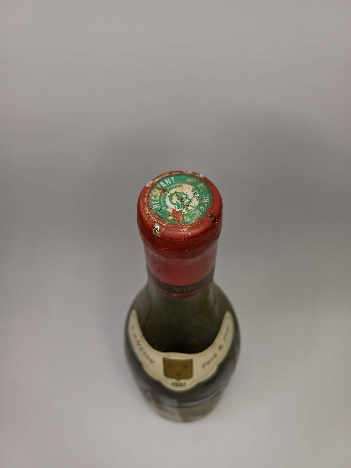 Bouteille de vin Côtes-du-Rhône 1981 – Château des Vallonières Vinaé