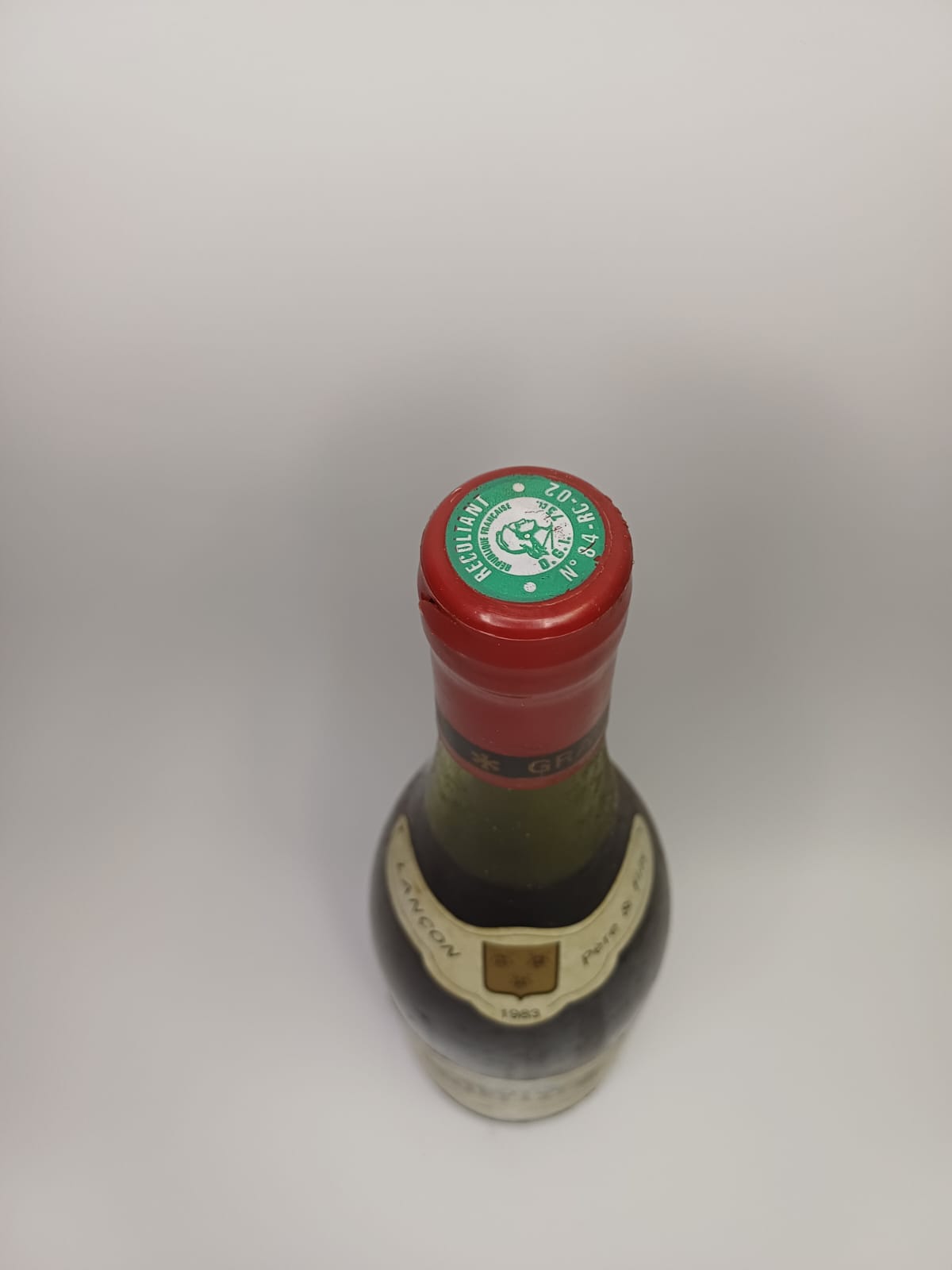 Bouteille de vin Côtes-du-Rhône 1983 – Château des Vallonières Vinaé