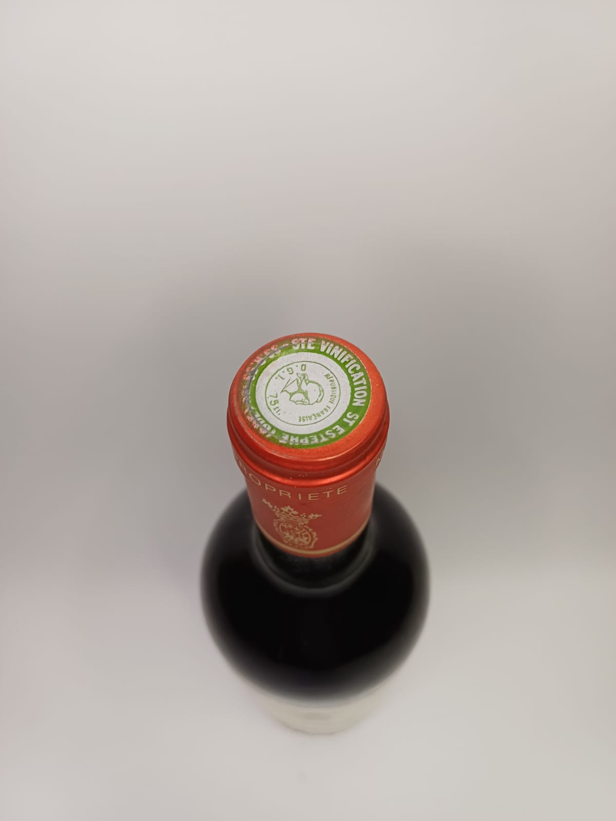 Bouteille de vin Saint-Estèphe 1986 – Marquis de Saint-Estèphe Vinaé
