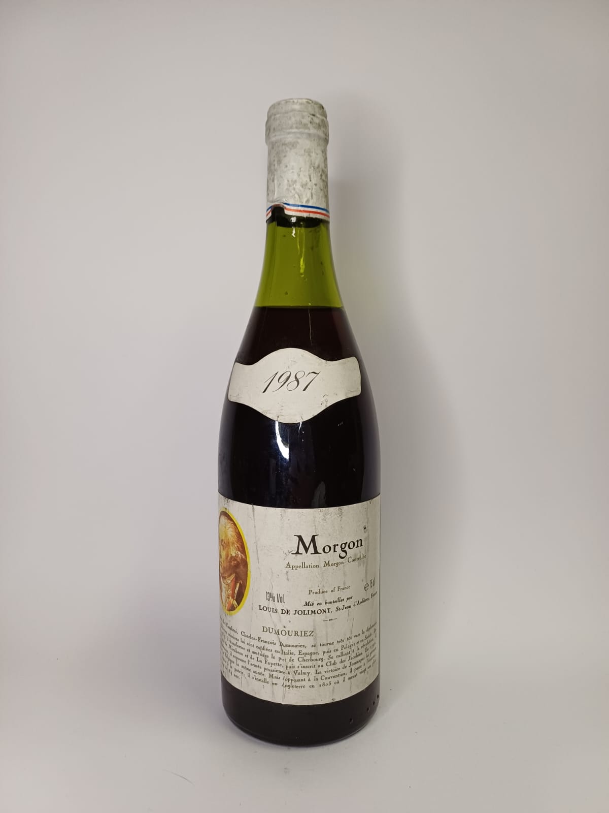 Bouteille de vin Morgon 1987 – Louis de Jolimont Vinaé
