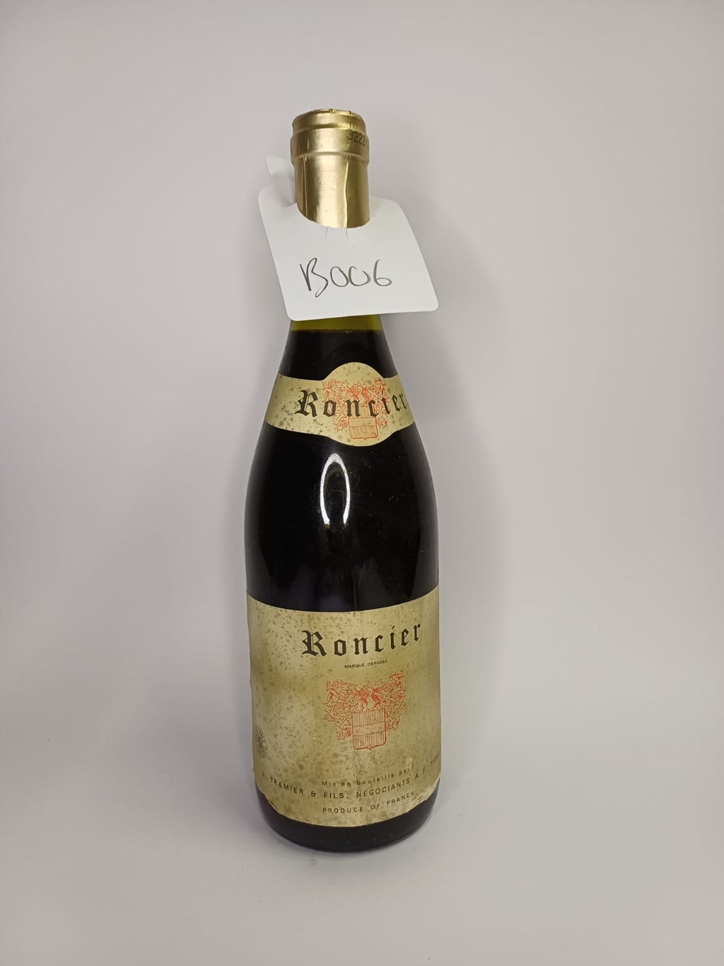 Bouteille de vin Roncier – L.Tramier & Fils Vinaé