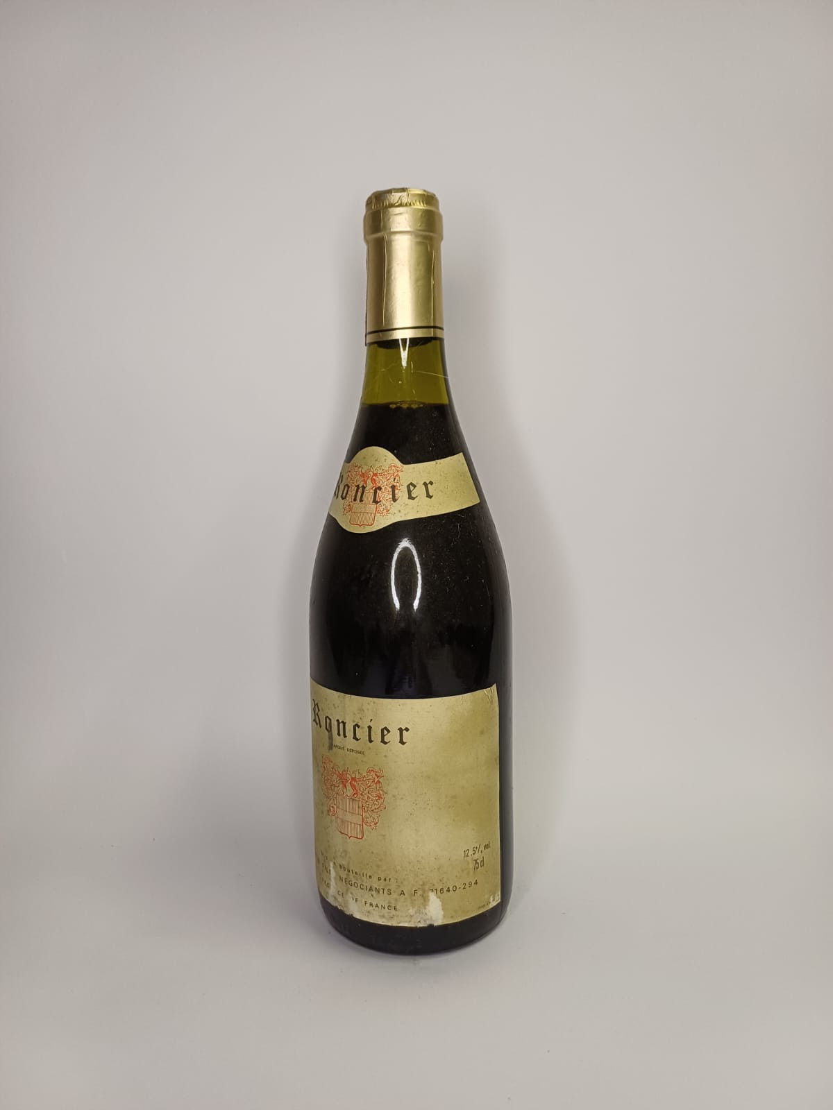Bouteille de vin Roncier – L.Tramier & Fils Vinaé