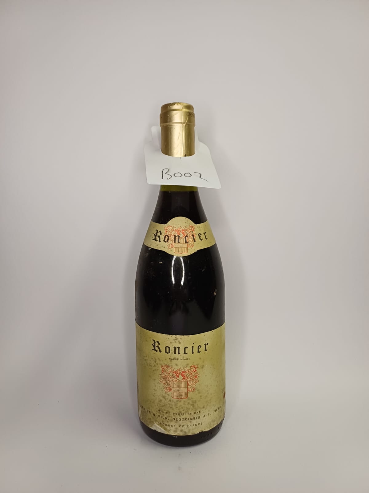 Bouteille de vin Roncier – L.Tramier & Fils Vinaé