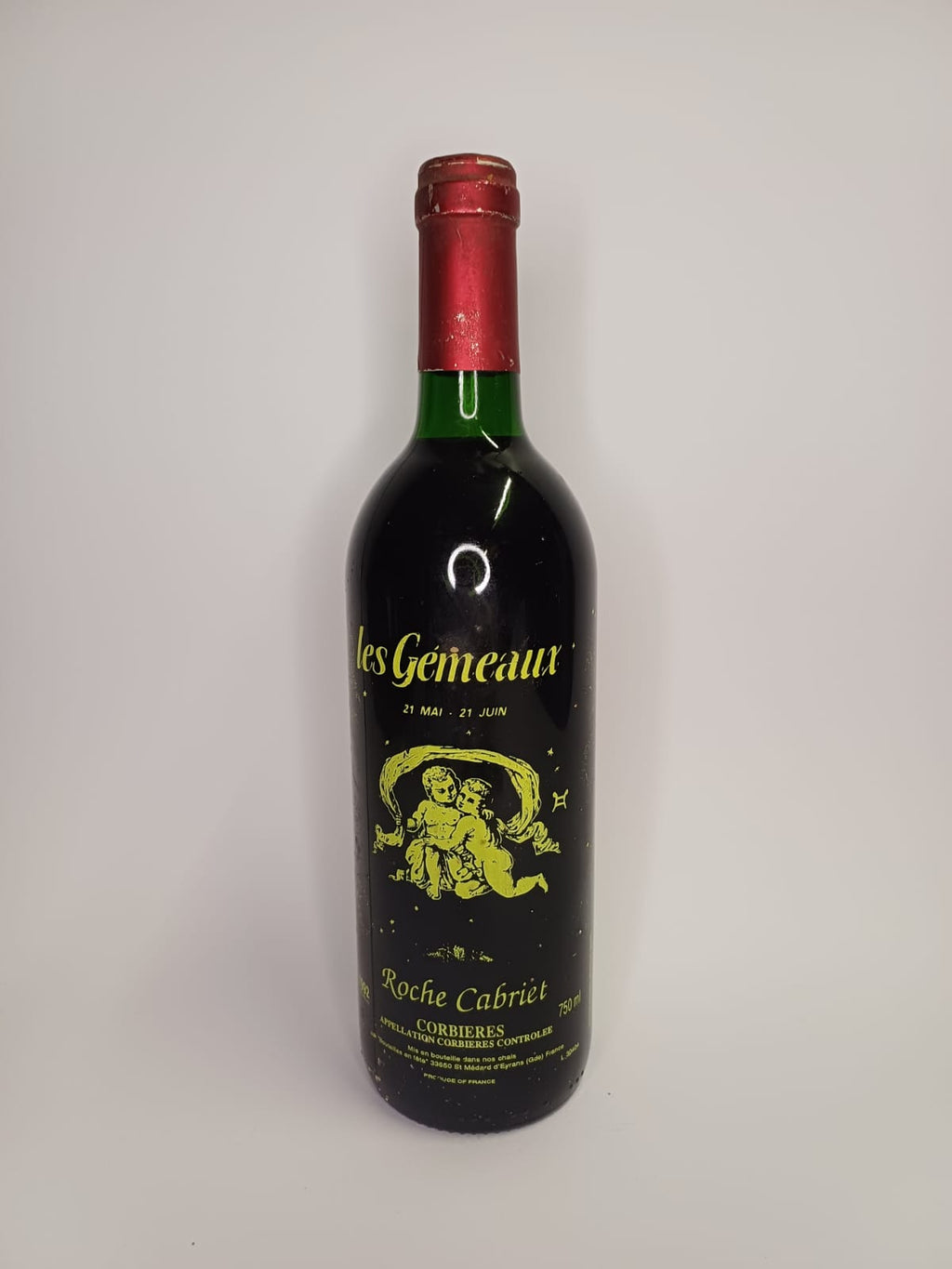 Bouteille de vin Les Gémeaux 1992 – Roche Cabriet Corbières Vinaé