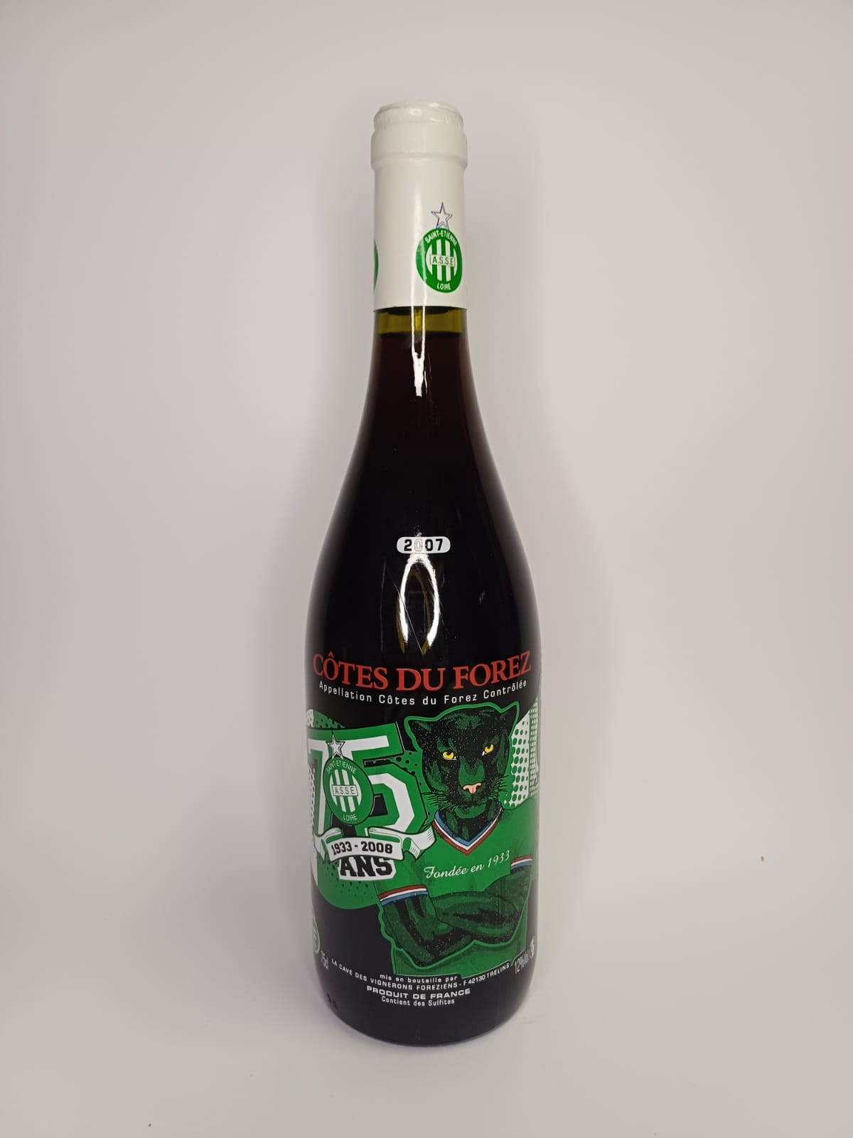 Bouteille de vin Saint-Etienne 2007 – Côtes du Forez Vinaé