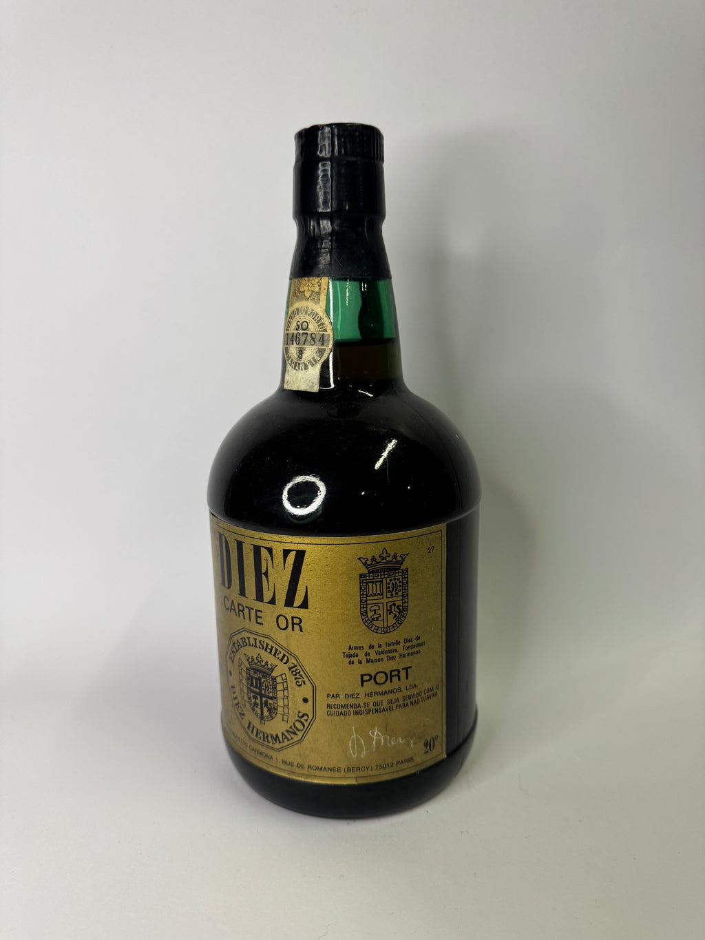 Bouteille de vin Porto 1970/1980 – Diez