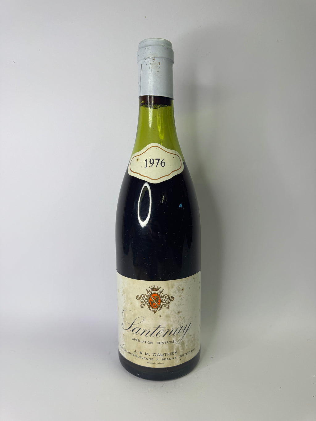 Bouteille de vin Santenay 1976 – J & M Gauthey