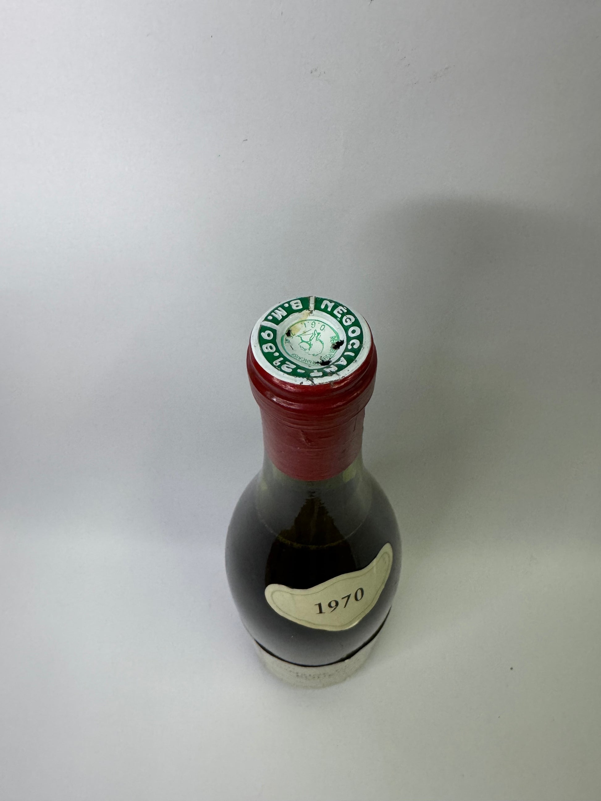 Bouteille de vin Bourgogne 1970 – Domaine de l'Abbaye