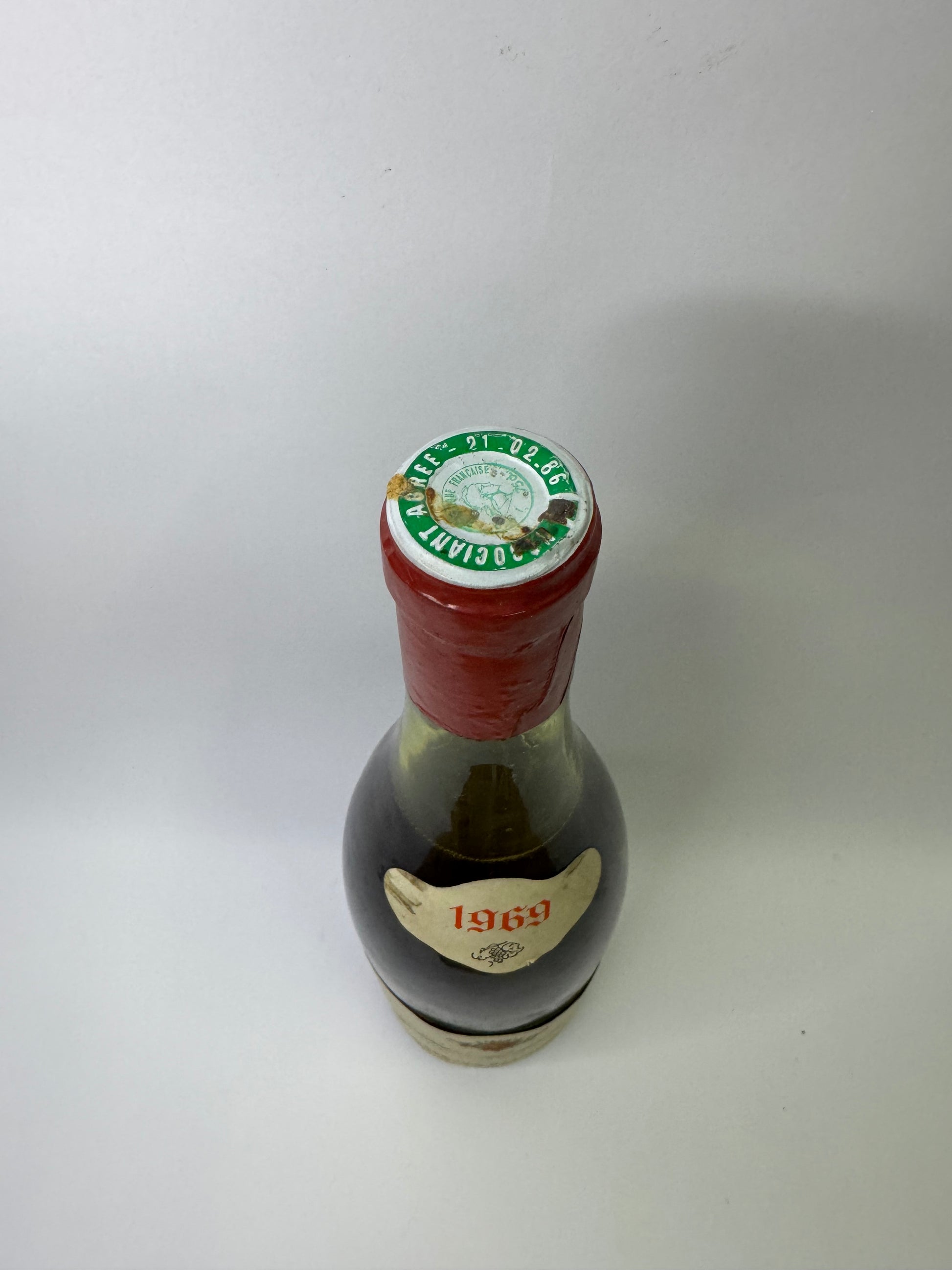 Bouteille de vin Vosne-Romanée 1969 – Cave des batistines