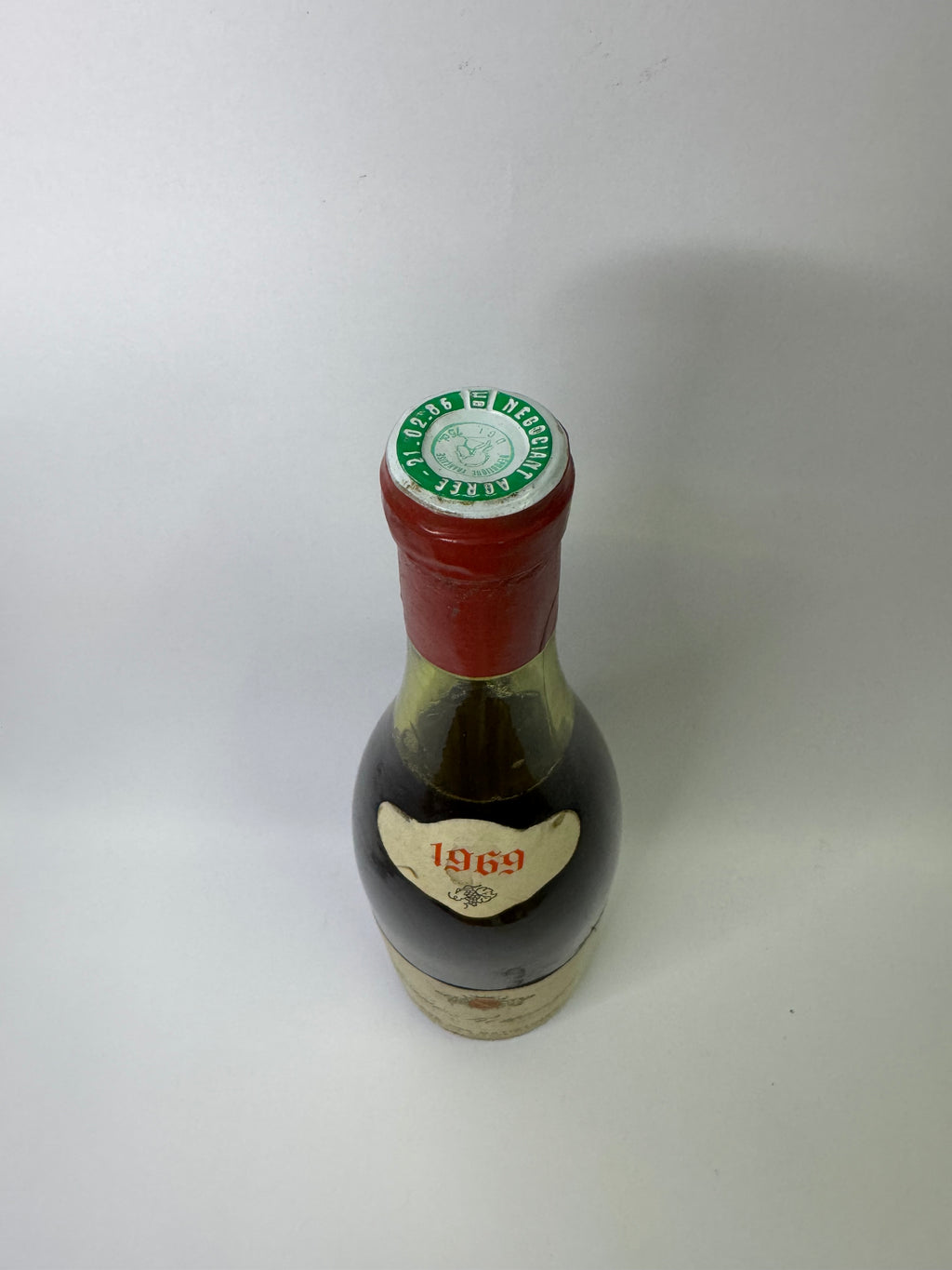 Bouteille de vin Vosne-Romanée 1969 – Cave des batistines