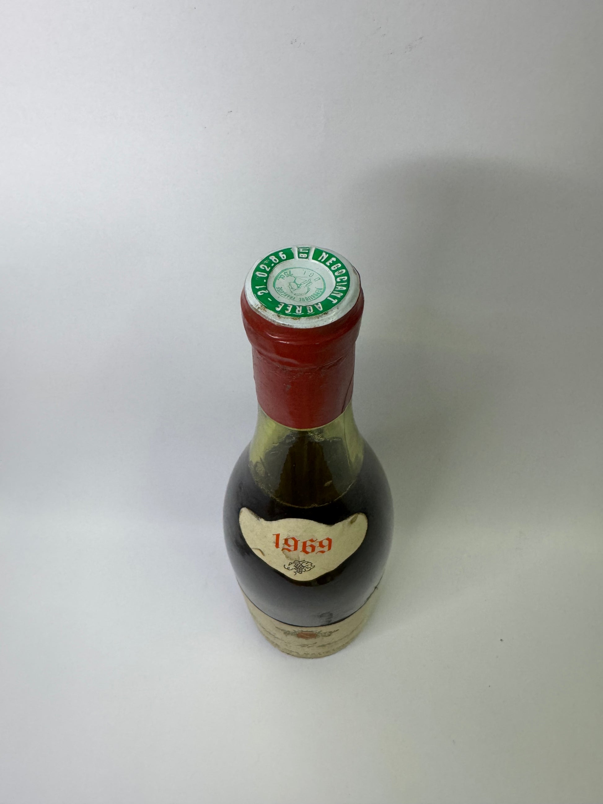 Bouteille de vin Vosne-Romanée 1969 – Cave des batistines