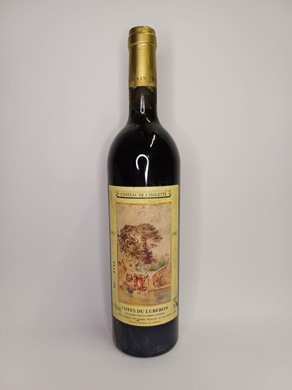Bouteille de vin Côtes de Luberon 1992 – Château de L'isolette Vinaé